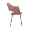 Armen Living Gigi Pink Velvet Dining Room Chair with Gold Metal Legs, PK2 LCGICHPINK - alternate 10